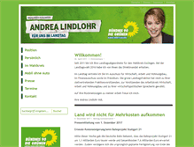 Tablet Screenshot of andrea-lindlohr.de